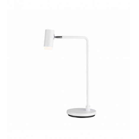 Lampe de table Cato Q en Métal et Blanc mat Diamètre 19,9 Cm|Lampes à poser|Luminaire Center