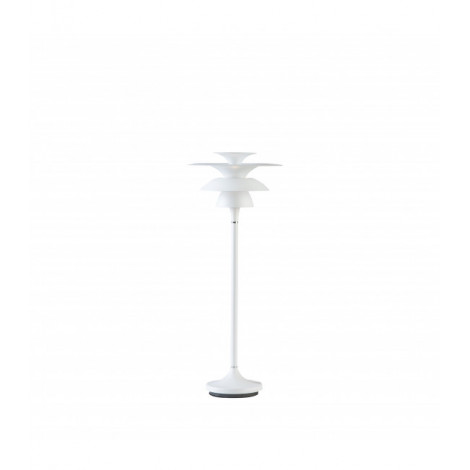 Lampe de table PICASSO en Métal et Blanc mat Diamètre 18 Cm|Lampes à poser|Luminaire Center