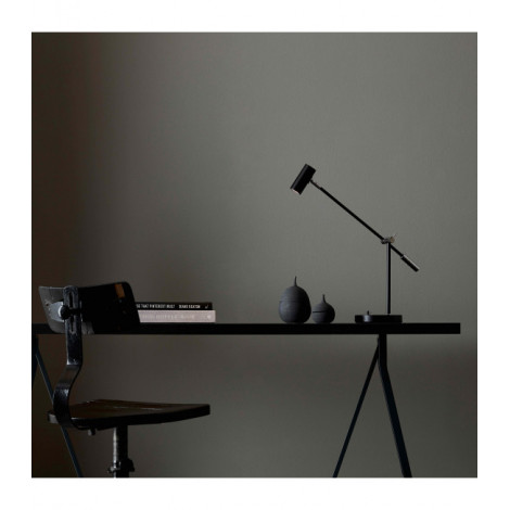 Lampe de table CATO en Métal et Noir mat|Lampes à poser|Luminaire Center