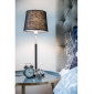 Lampe de table PARK en Métal/Bois et Noir / aluminium Diamètre 18 Cm|Lampes à poser|Luminaire Center
