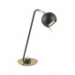 Lampe de bureau industrielle et rétro Charissa Noir mat|Lampes à poser|Luminaire Center