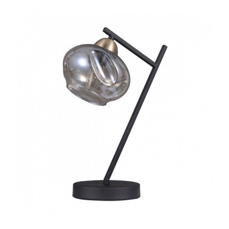 Lampe de bureau industrielle et rétro Bastiano Noir mat|Lampes à poser|Luminaire Center