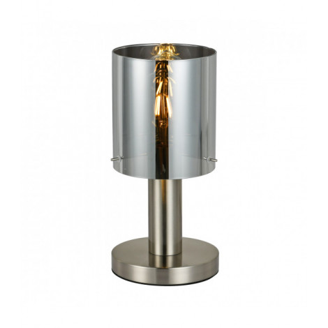 Lampe de bureau moderne Sardo Nickel satiné|Lampes à poser|Luminaire Center