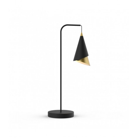Lampe de bureau moderne Raalto Noir, doré|Lampes à poser|Luminaire Center