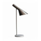 Lampe de table Carlo en Acier , Plaque de nickel brillant et marbre gris|Lampes à poser|Luminaire Center