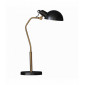 Lampe de table Largo en Acier , Noir satiné et peinture en laiton vieilli|Lampes à poser|Luminaire Center