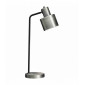 Lampe de table Mayfield en Acier, Finition plaque argent brossé et noir mat|Lampes à poser|Luminaire Center
