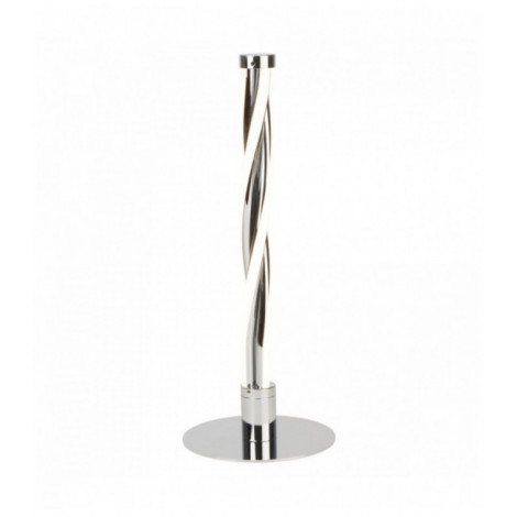Lampe de table led twister chrome|Lampes à poser|Luminaire Center
