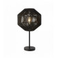 Lampe de table en osier 1 ampoule, osier noir|Lampes à poser|Luminaire Center