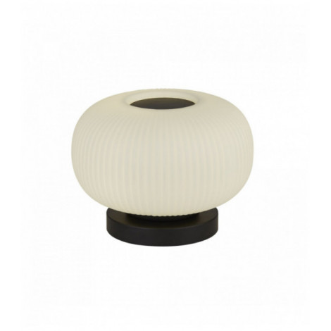 Lampe de table lumina 1 ampoule avec verre nervuré givré|Lampes à poser|Luminaire Center