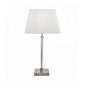 Lampe de table siena avec cadre cyclinder transparent - nickel satiné|Lampes à poser|Luminaire Center
