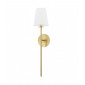 Lampe avec abat jour Niagra Acier Laiton 1 ampoule 69,9cm|Lampes à poser|Luminaire Center