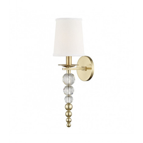 Lampe avec abat jour Persis Laiton 1 ampoule 50cm|Lampes à poser|Luminaire Center