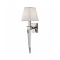 Lampe avec abat jour Ruskin Laiton Nickel poli 1 ampoule 52,1cm|Lampes à poser|Luminaire Center