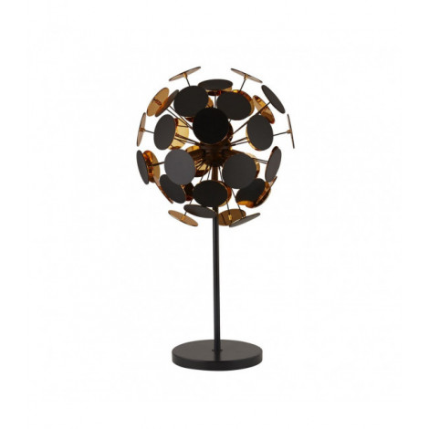 Lampe de table Discus Plastique Noir 3 ampoules 65cm|Lampes à poser|Luminaire Center