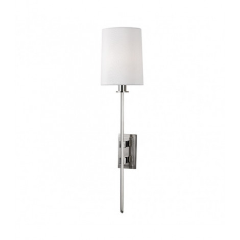 Lampe avec abat jour Fredonia Laiton Nickel poli 1 ampoule 57,8cm|Lampes à poser|Luminaire Center
