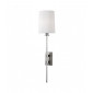 Lampe avec abat jour Fredonia Laiton Nickel poli 1 ampoule 57,8cm|Lampes à poser|Luminaire Center