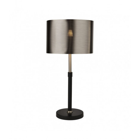 Lampe de table Table Acier doux Noir mat 1 ampoule 61,5cm|Lampes à poser|Luminaire Center