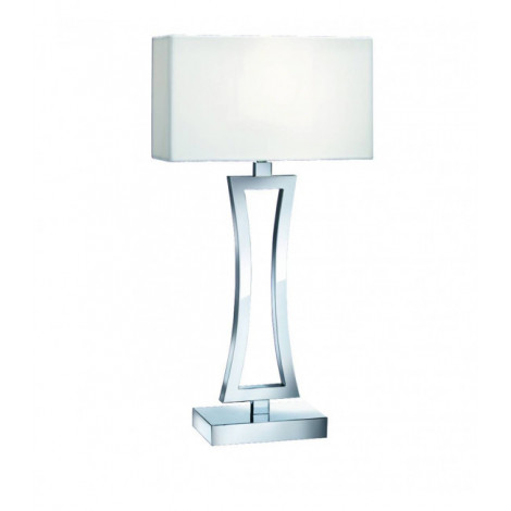 Lampe de table Cusion Chrome 1 ampoule 57cm|Lampes à poser|Luminaire Center