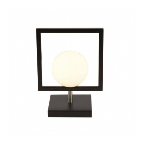 Lampe de table Rosewell Acier Noir mat 1 ampoule 24cm|Lampes à poser|Luminaire Center