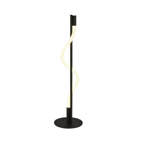 Lampe LED intégré Serpent Silicone,acier doux blanc,Noir mat|Lampes à poser|Luminaire Center