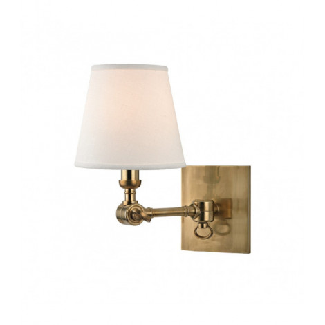 Lampe avec abat jour Hillsdale Laiton Laiton 1 ampoule 25,4cm|Lampes à poser|Luminaire Center