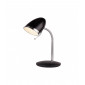 Lampe de table Boston Acier Noir 1 ampoule 37cm|Lampes à poser|Luminaire Center