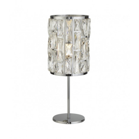 Lampe Design Bijou Acier doux Chrome 1 ampoule 47cm|Lampes à poser|Luminaire Center