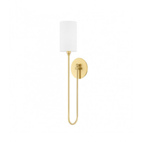Lampe avec abat jour Harlem Acier Laiton 1 ampoule 61cm|Lampes à poser|Luminaire Center