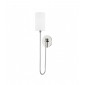 Lampe avec abat jour Harlem Acier Nickel poli 1 ampoule 61cm|Lampes à poser|Luminaire Center