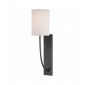 Lampe avec abat jour Colton Acier Bronze vieilli 1 ampoule 43,2cm|Lampes à poser|Luminaire Center