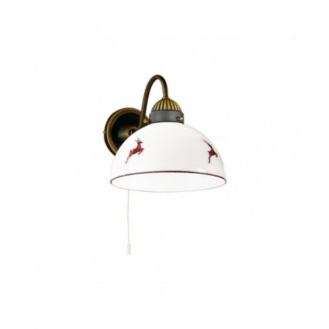 Lampe avec abat jour Nonna Laiton antique mat 1 ampoule 20cm|Lampes à poser|Luminaire Center