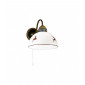 Lampe avec abat jour Nonna Laiton antique mat 1 ampoule 20cm|Lampes à poser|Luminaire Center