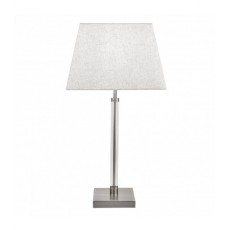 Lampe de table Siena 1 ampoule Acier Nickel satiné|Lampes à poser|Luminaire Center