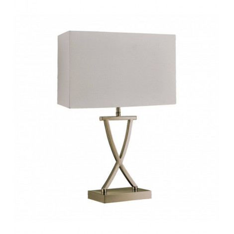 Lampe de table Club Acier Laiton antique 1 ampoule 48,5cm|Lampes à poser|Luminaire Center
