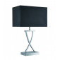 Lampe de table Club Argent satiné 1 ampoule 46cm|Lampes à poser|Luminaire Center