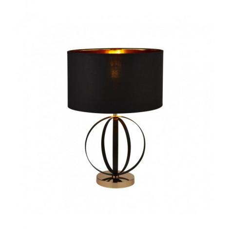 Lampe de table Table Acier doux Noir 1 ampoule 58cm|Lampes à poser|Luminaire Center