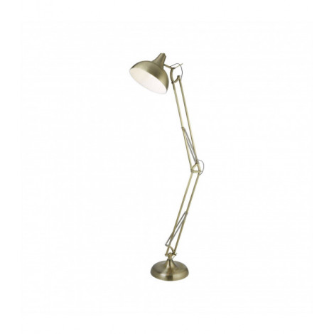 Lampe de bureau Jeremiah Acier Laiton antique 1 ampoule 170cm|Lampes à poser|Luminaire Center