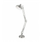 Lampe de bureau Jeremiah Acier Argent satiné 1 ampoule 170cm|Lampes à poser|Luminaire Center