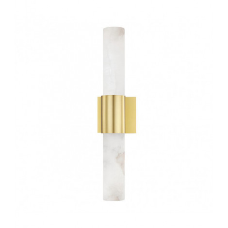 Lampe avec abat jour Barkley Acier Laiton 2 ampoules 60,3cm|Lampes à poser|Luminaire Center