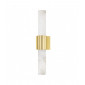 Lampe avec abat jour Barkley Acier Laiton 2 ampoules 60,3cm|Lampes à poser|Luminaire Center
