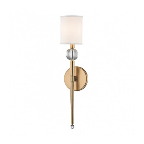 Lampe avec abat jour Rockland Acier Laiton 1 ampoule 52,1cm|Lampes à poser|Luminaire Center