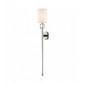 Lampe avec abat jour Rockland Acier Nickel poli 1 ampoule 92,7cm|Lampes à poser|Luminaire Center