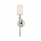 Lampe avec abat jour Amherst Acier Nickel poli 1 ampoule 47,6cm|Lampes à poser|Luminaire Center