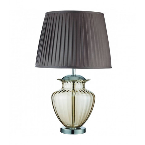 Lampe de table Elina Chrome,ambre 1 ampoule 69cm|Lampes à poser|Luminaire Center