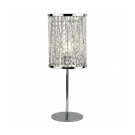 Lampe Design Elise Acier Chrome 1 ampoule 48,5cm|Lampes à poser|Luminaire Center