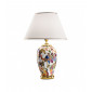 Lampe de table Damasco 24 carats plaqué d'or Or poli 1 ampoule 60cm|Lampes à poser|Luminaire Center