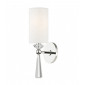 Lampe avec abat jour Birch Nickel poli 1 ampoule 37,5cm|Lampes à poser|Luminaire Center