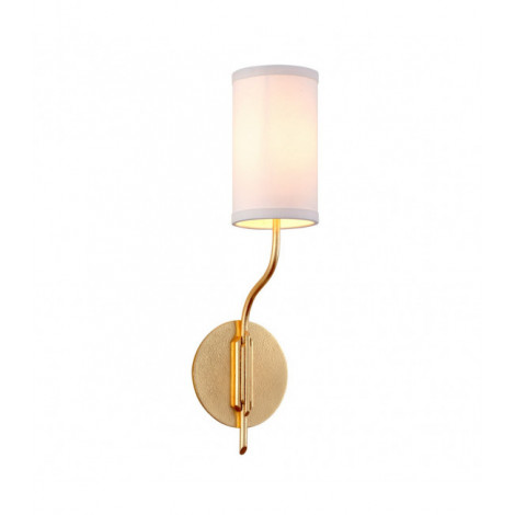 Lampe avec abat jour Juniper Fer à main Feuille d'or texturée 1 ampoule 53,3cm|Lampes à poser|Luminaire Center