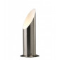Lampe de table Indio Nickel satiné 1 ampoule 22,5cm|Lampes à poser|Luminaire Center